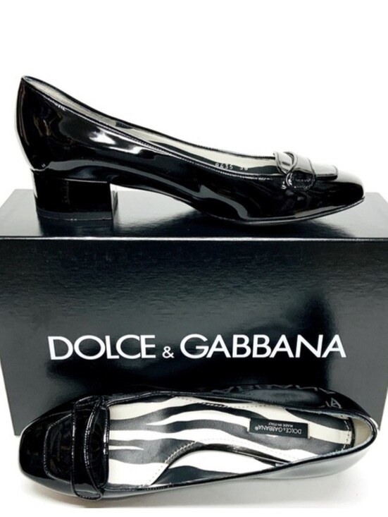 Dolce & Gabbana Shoes - Dolce & Gabbana Decollete Vernice Loafer Flats